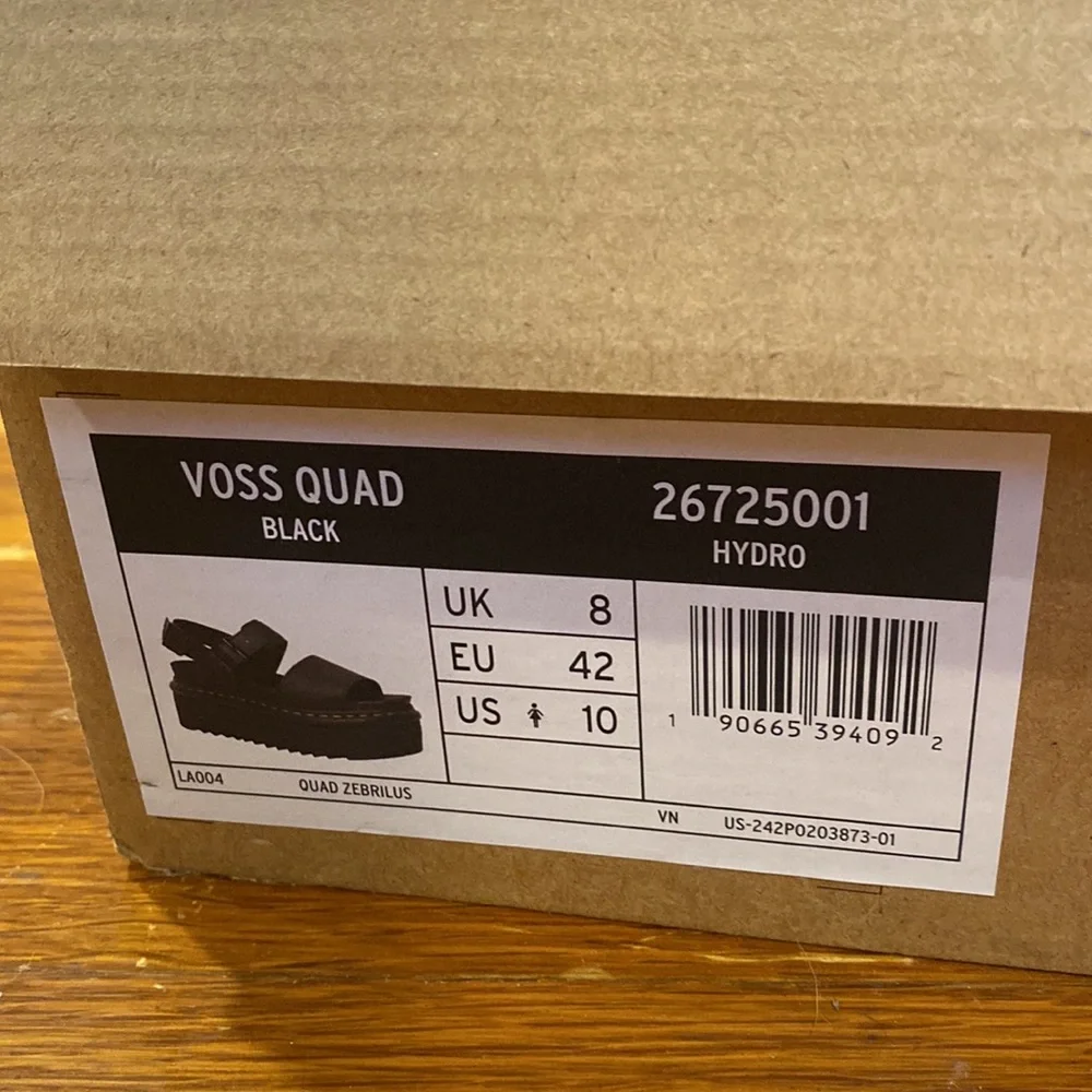 Size 10 women’s dr. Marten Voss quad platform sandals - Picture 6 of 6